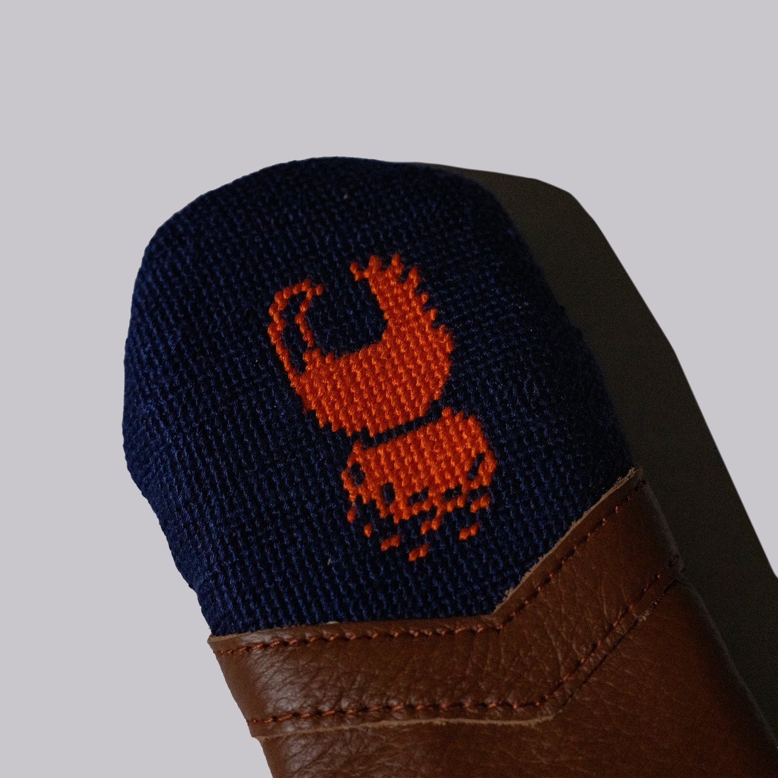 Fried Egg Golf Club and Smathers & Branson Needlepoint Headcover - Hybrid