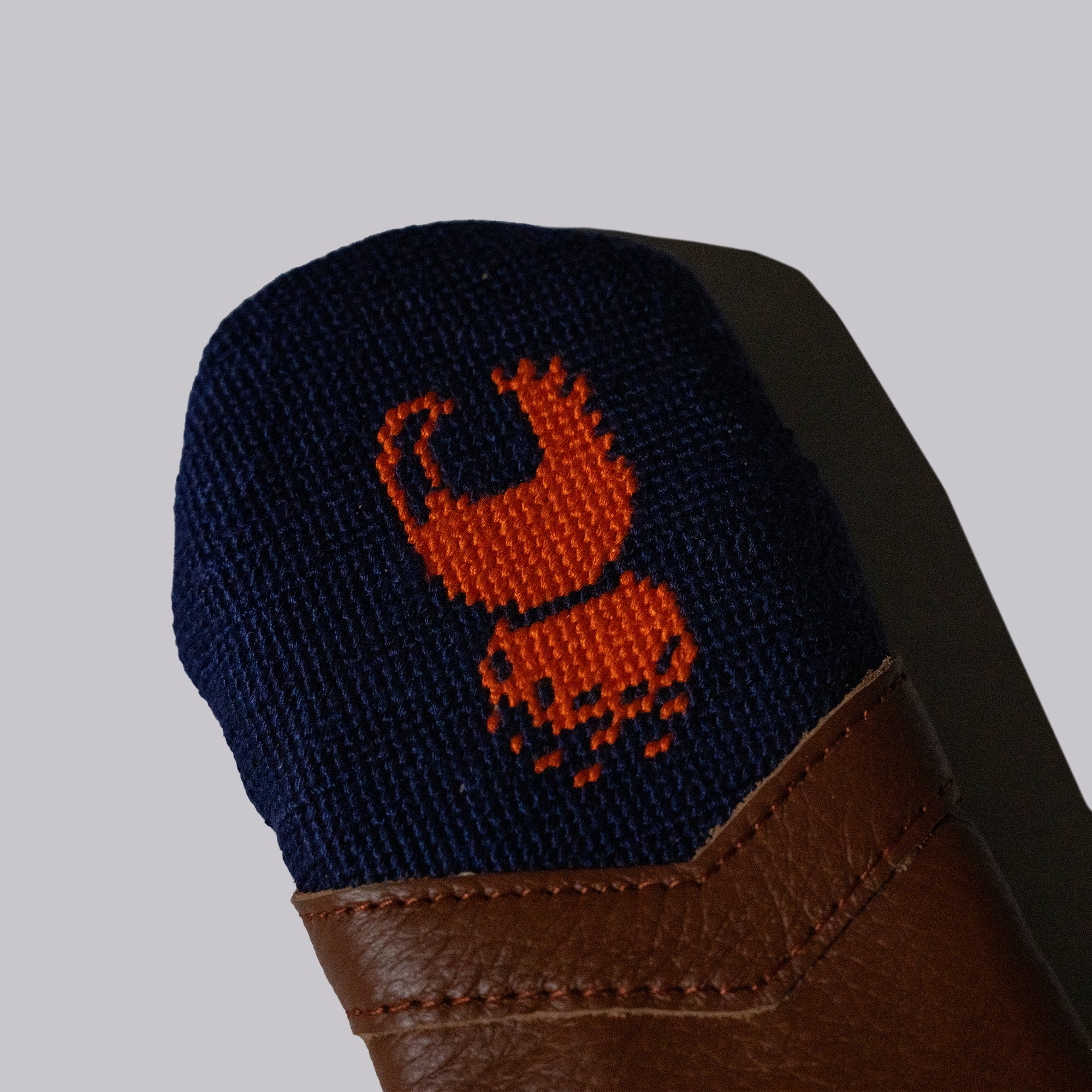 Fried Egg Golf Club and Smathers & Branson Needlepoint Headcover - Hybrid