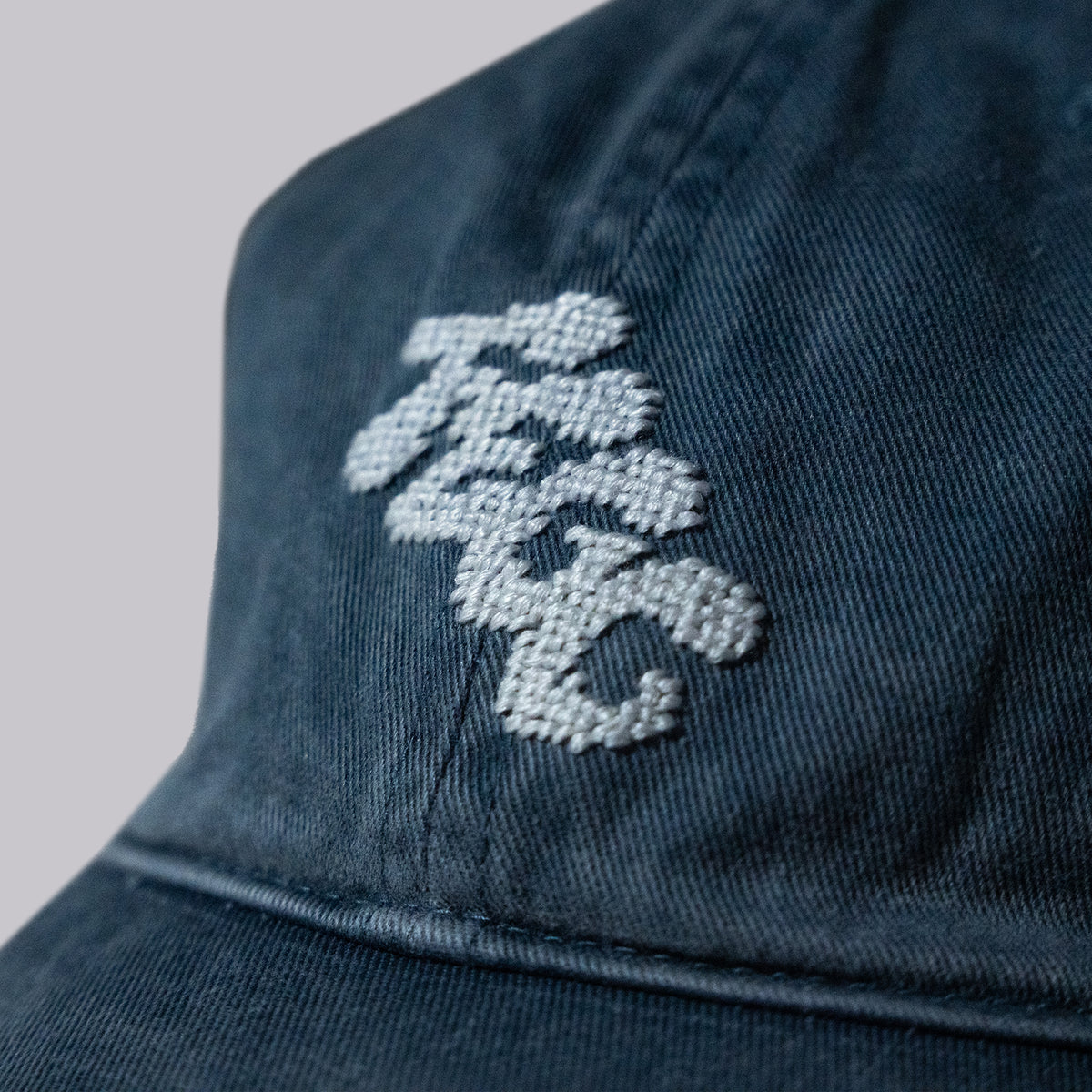 Fried Egg Golf Club and Smathers & Branson Cotton Hat - Steel Blue