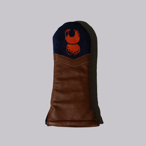 Fried Egg Golf Club and Smathers & Branson Needlepoint Headcover - Fairway Wood