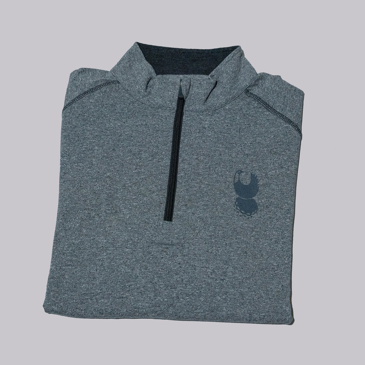 Fried Egg Golf Club & tasc Lightweight Quarter Zip - Iron Jaspe