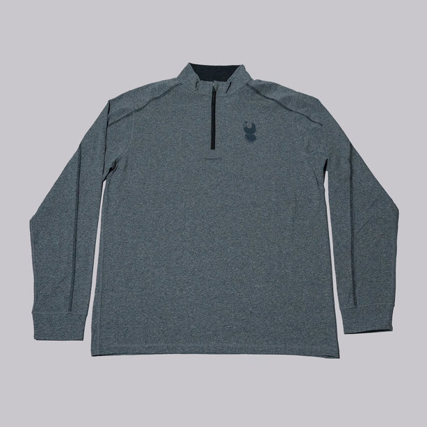 Fried Egg Golf Club & tasc Lightweight Quarter Zip - Iron Jaspe