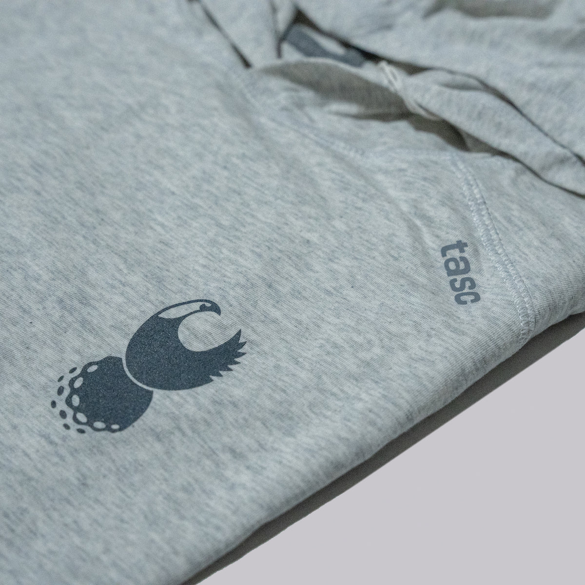Fried Egg Golf Club & tasc Lightweight Hoodie - Marble Heather