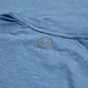 The Shotgun Start & tasc Long Sleeve Fitness T-Shirt - Chambray Heather