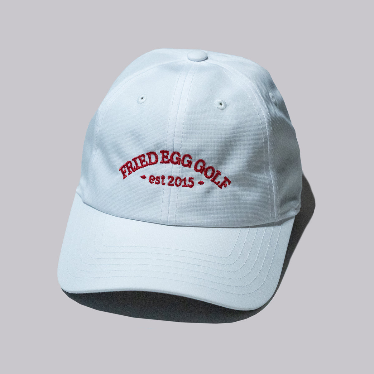 Fried Egg Golf & American Needle 10th Anniversary Performance Hat - White