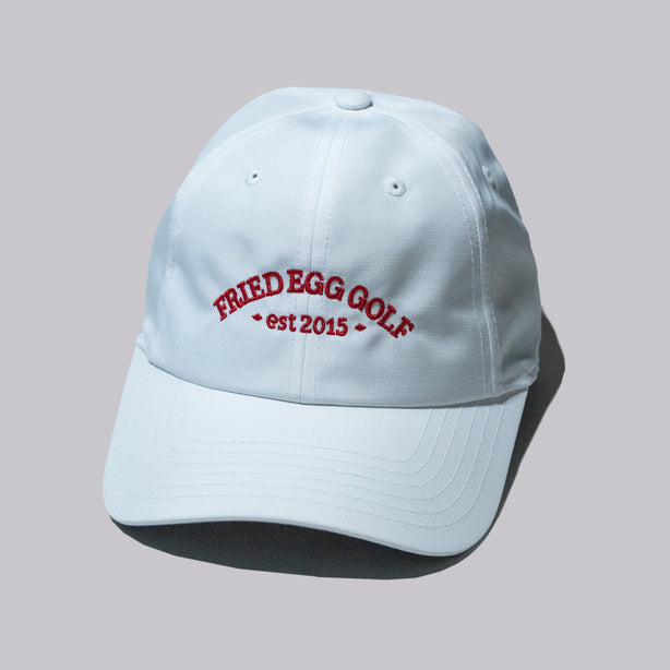 Fried Egg Golf & American Needle 10th Anniversary Performance Hat - White