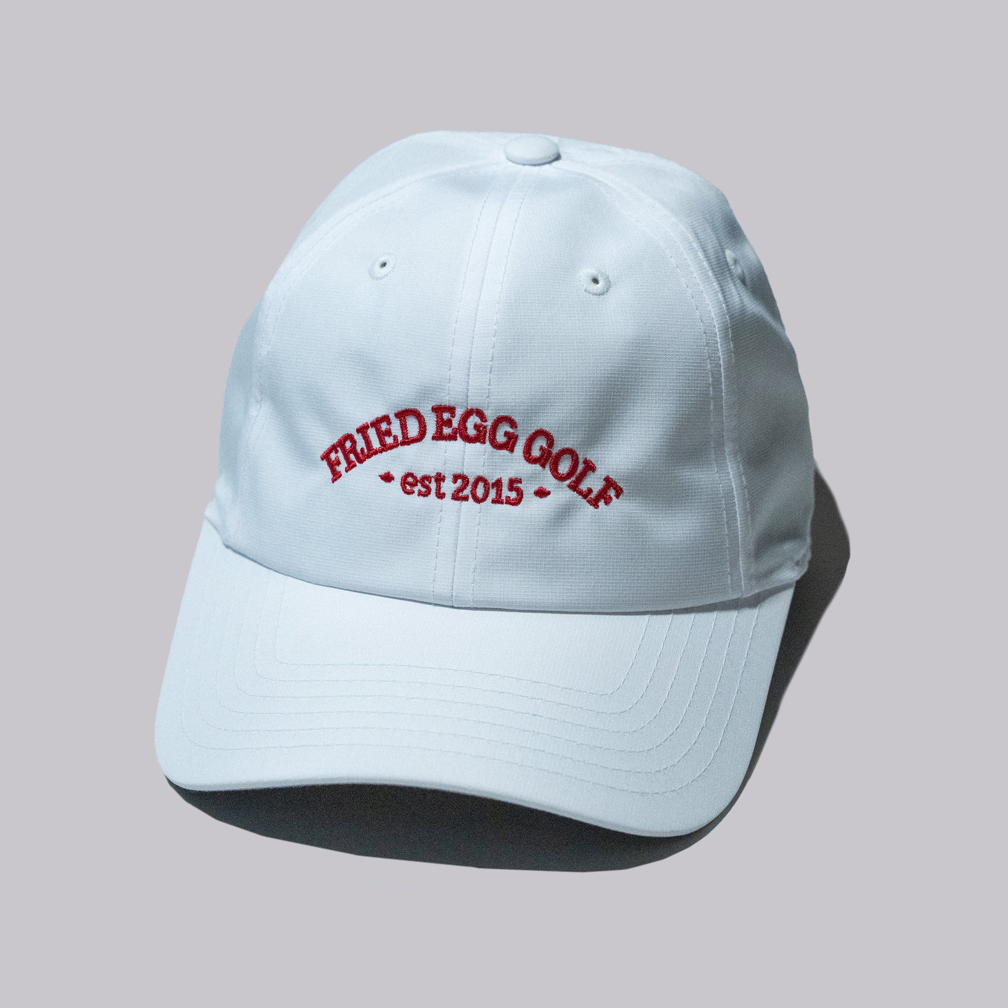 Fried Egg Golf & American Needle 10th Anniversary Performance Hat - White
