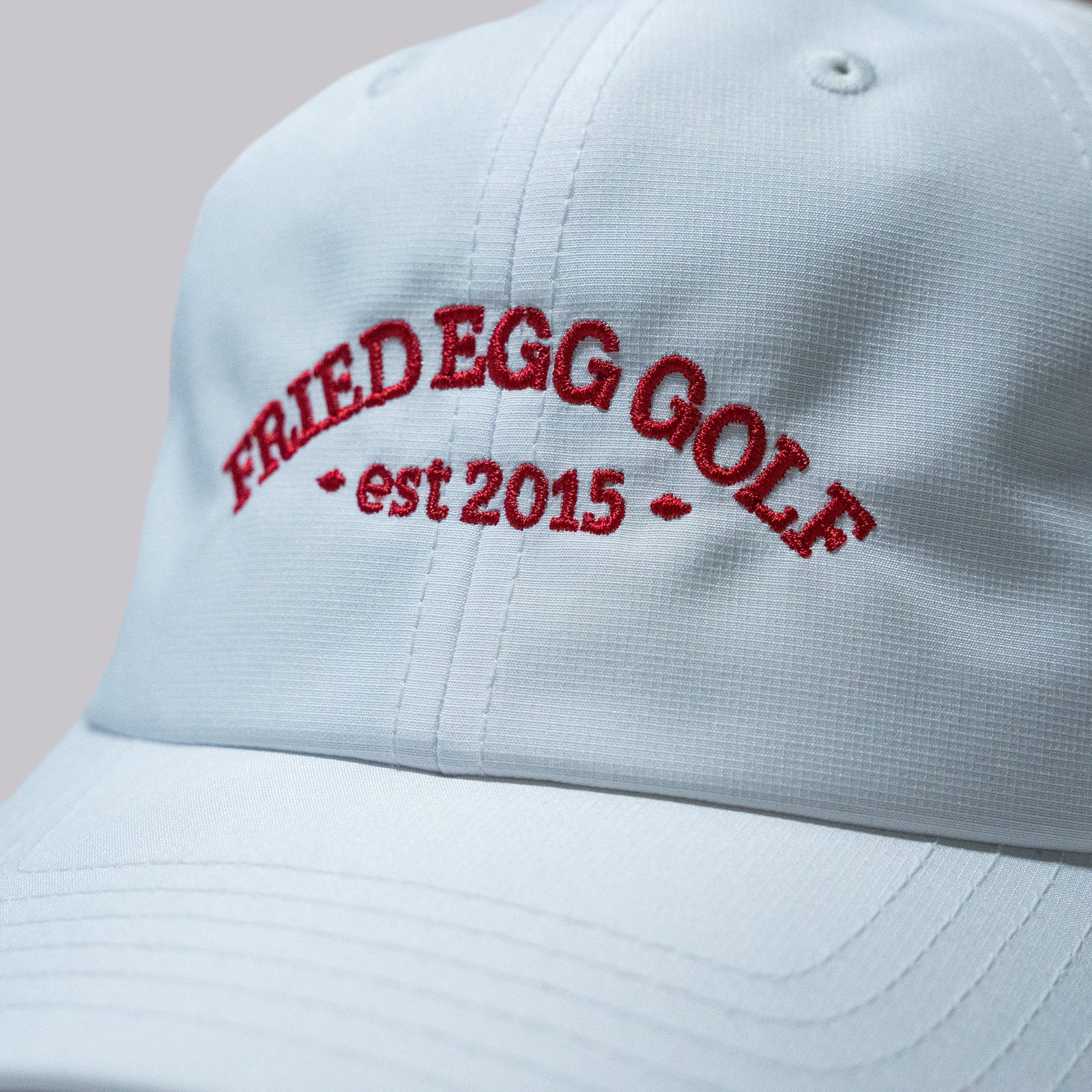 Fried Egg Golf & American Needle 10th Anniversary Performance Hat - White