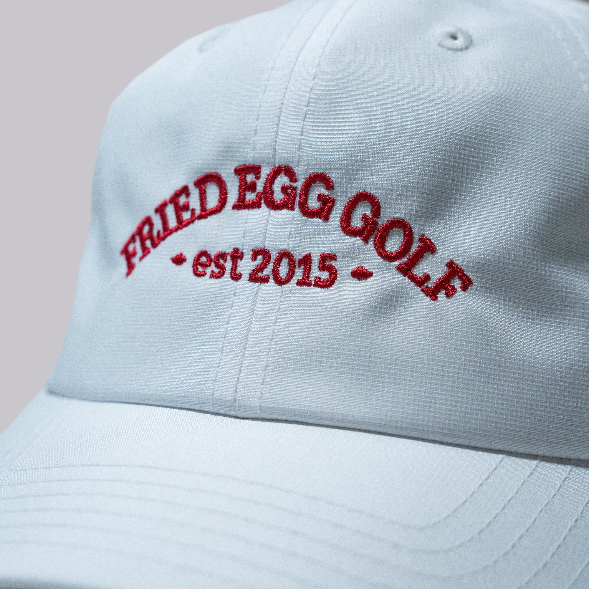 Fried Egg Golf & American Needle 10th Anniversary Performance Hat - White