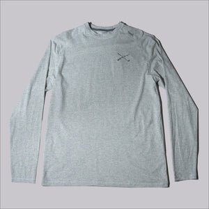 The Shotgun Start & tasc Long Sleeve Fitness T-Shirt - Marble Heather