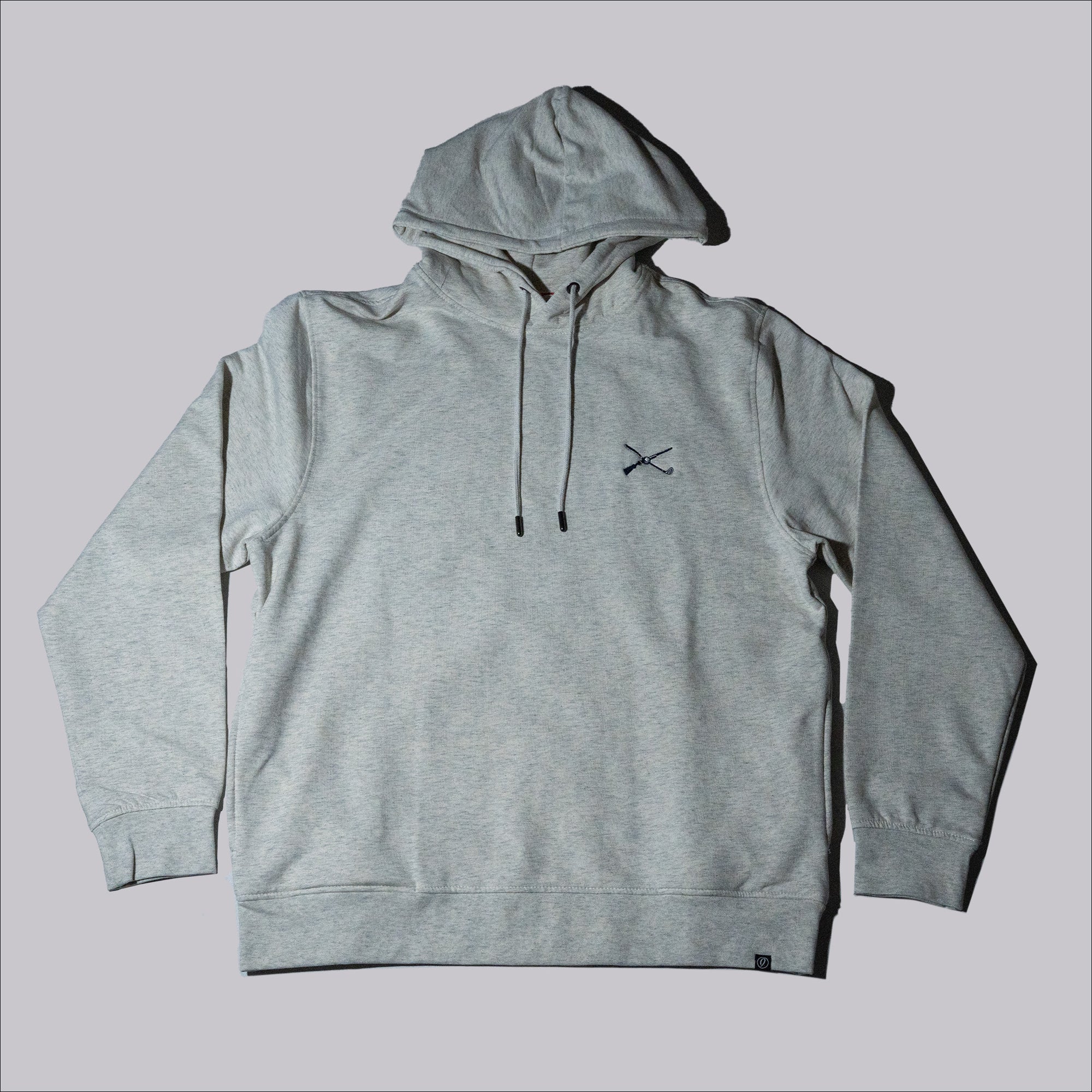 The Shotgun Start & Imperial Cypress Hooded Sweatshirt - Oatmeal Heather