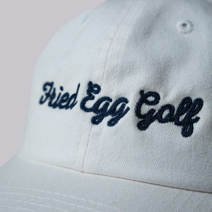 Fried Egg Golf & American Needle Dad Hat - White