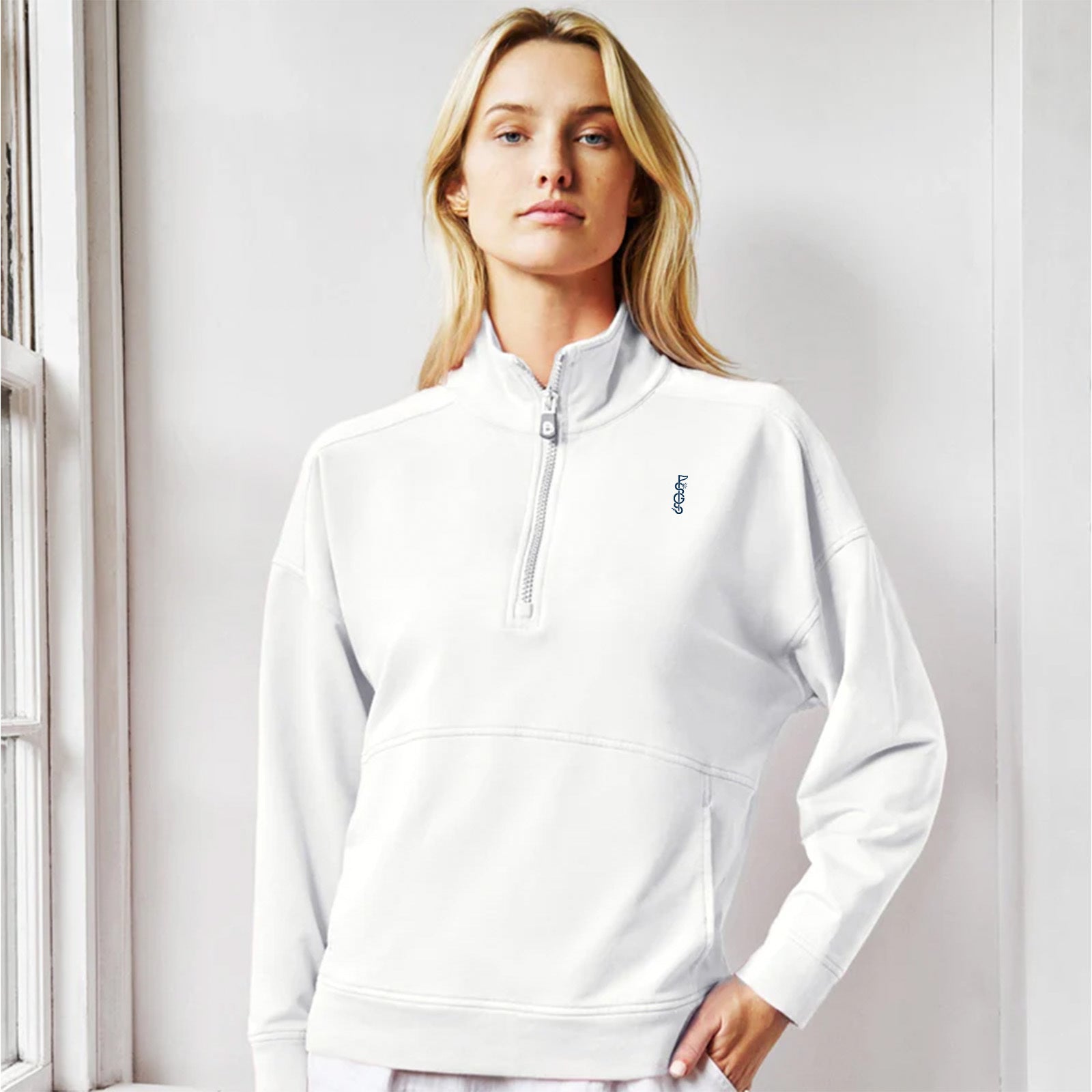 The Shotgun Start & B. Draddy Siobhan Sweatshirt - White