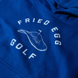 Fried Egg Golf Youth Hoodie - Royal