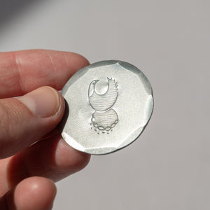 Fried Egg Golf Club & Seamus Ball Mark - Silver