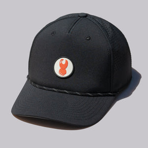 Fried Egg Golf Club & Imperial Tech Rope Hat - Black