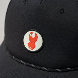 Fried Egg Golf Club & Imperial Tech Rope Hat - Black