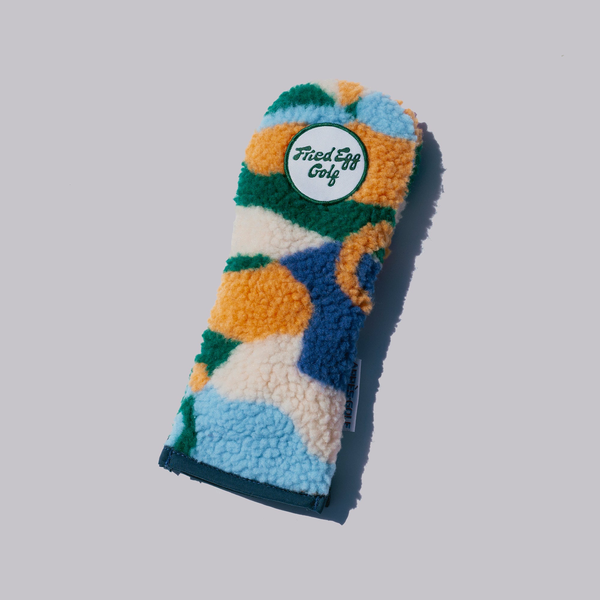 Fried Egg Golf Crayon Clouds Sherpa Headcover - Hybrid