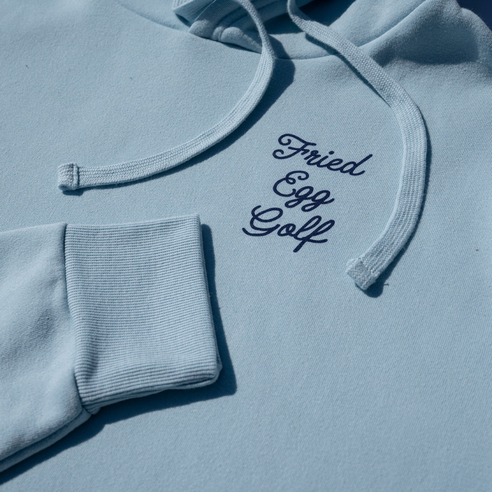 Fried Egg Golf & American Needle Hoodie - Crystal Blue