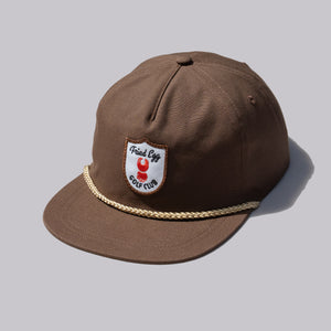 Fried Egg Golf Club & Imperial Patch Rope Hat - Brown