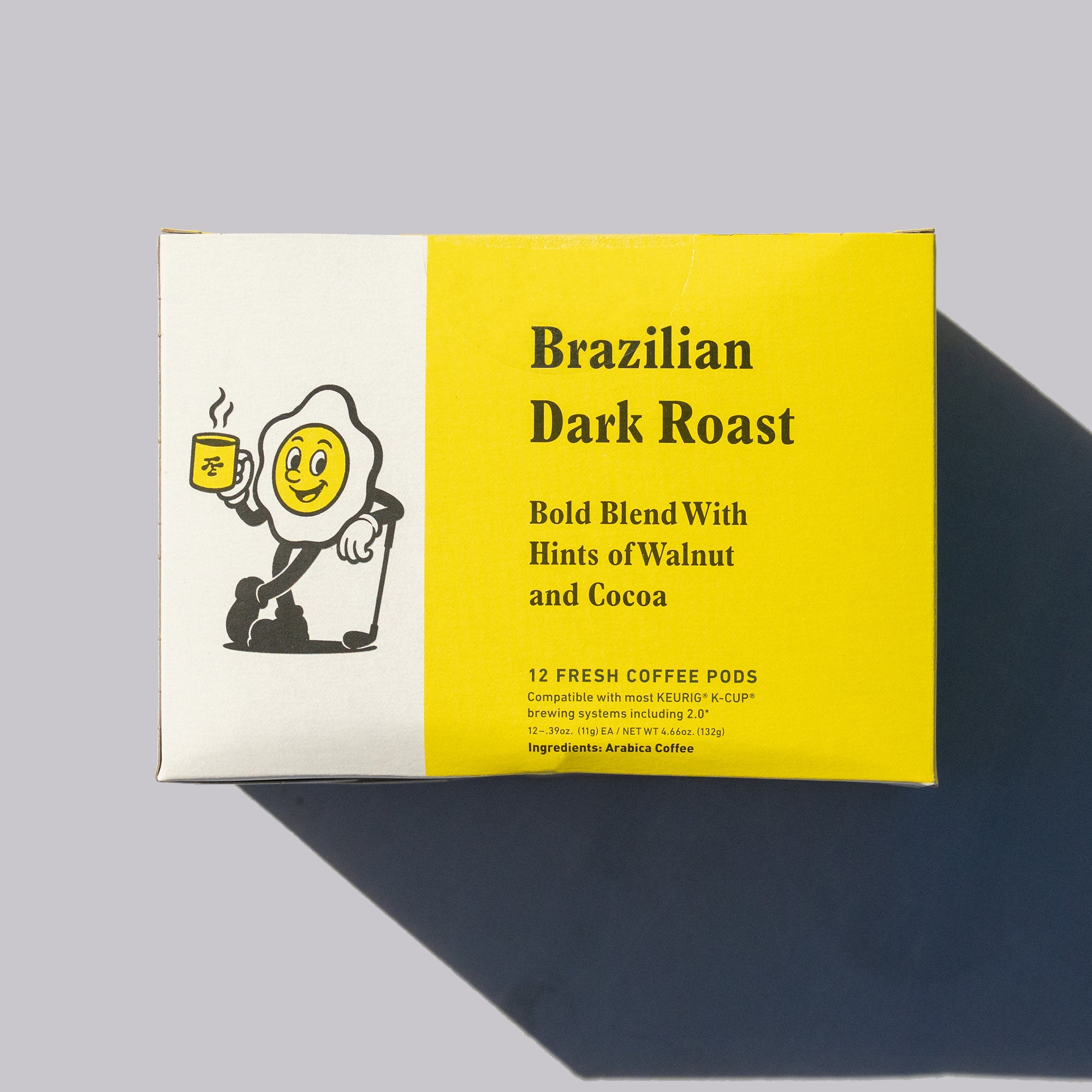 Fried Egg Golf Brazilian Dark Roast K-Cup Pods