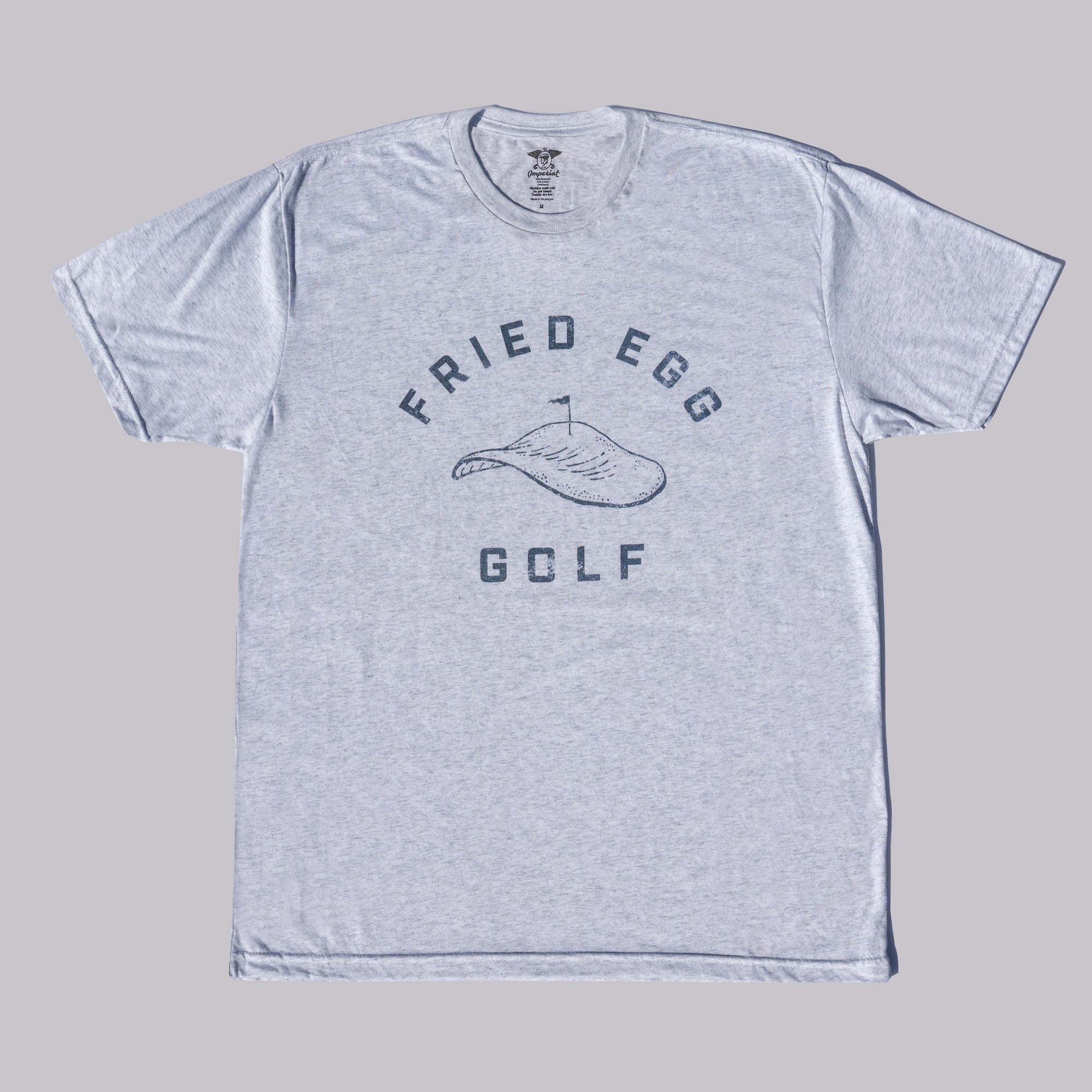 Fried Egg Golf Potato Chip T-Shirt - Heather White