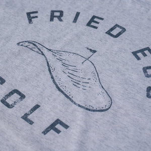 Fried Egg Golf Potato Chip T-Shirt - Heather White