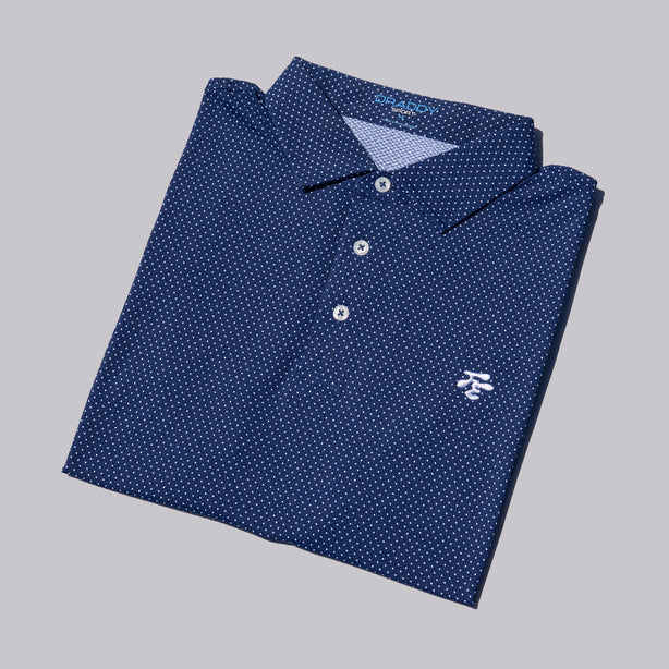 Fried Egg Golf & Draddy Sport Captain Cool Polo - Regal
