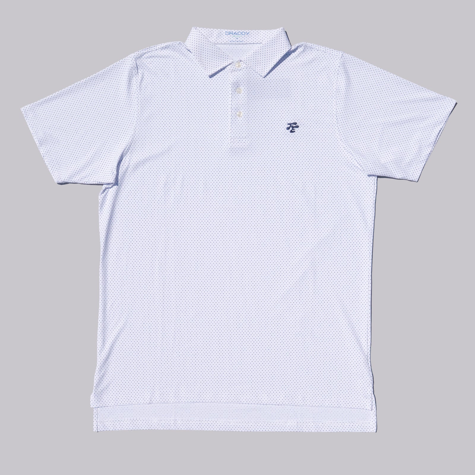 Fried Egg Golf & Draddy Sport Captain Cool Polo - White