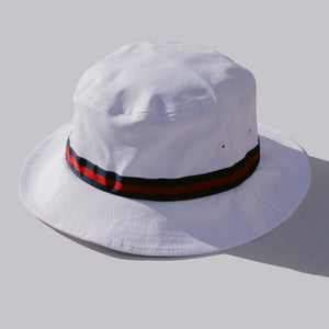 Fried Egg Golf & Imperial Performance Bucket Hat - Navy/Red/Navy