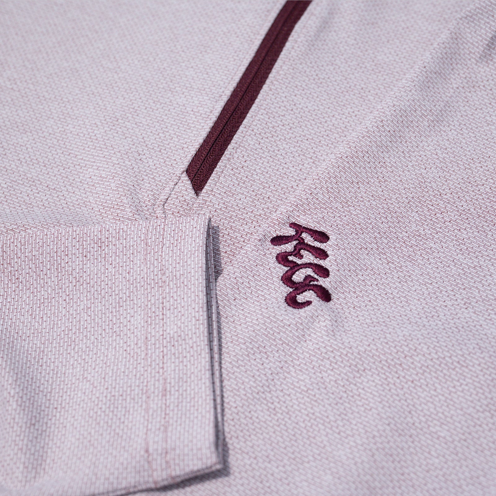 Fried Egg Golf Club and Holderness & Bourne Bell Quarter Zip - Heathered Exeter