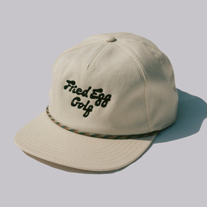 Fried Egg Golf & American Needle Twill Rope Hat - Ivory