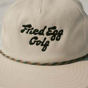 Fried Egg Golf & American Needle Twill Rope Hat - Ivory