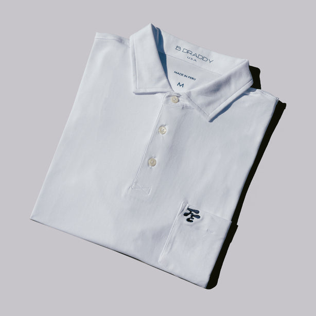 Fried Egg Golf & B. Draddy Liam Polo - White