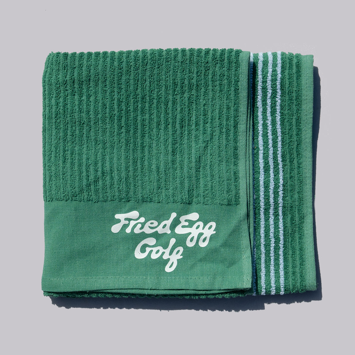 Fried Egg Golf Towel - Green
