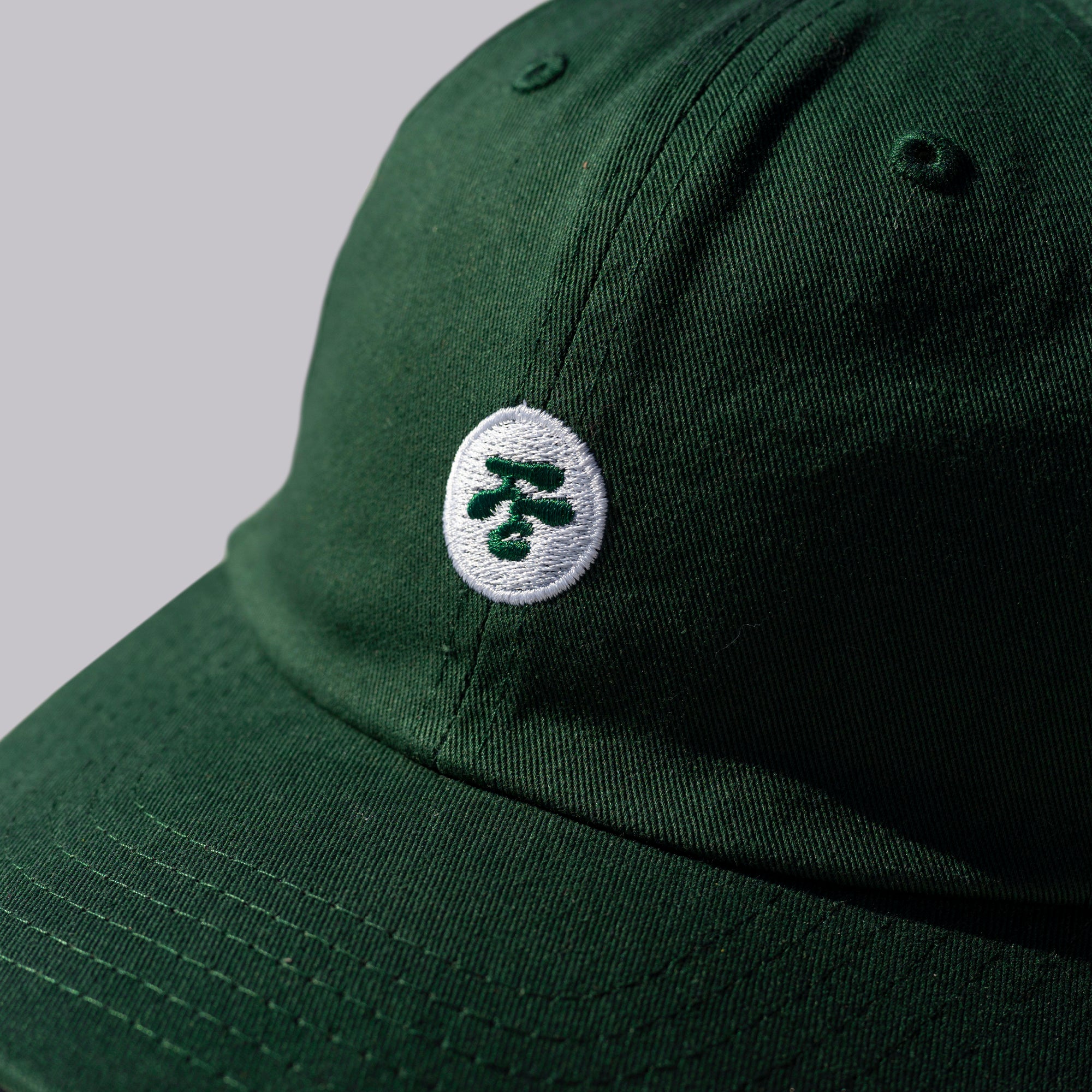 Fried Egg Golf & Imperial Monogram Patch Hat - Dark Green