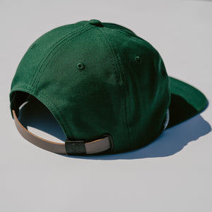 The Fried Egg Rose Rope Hat - Forest Green