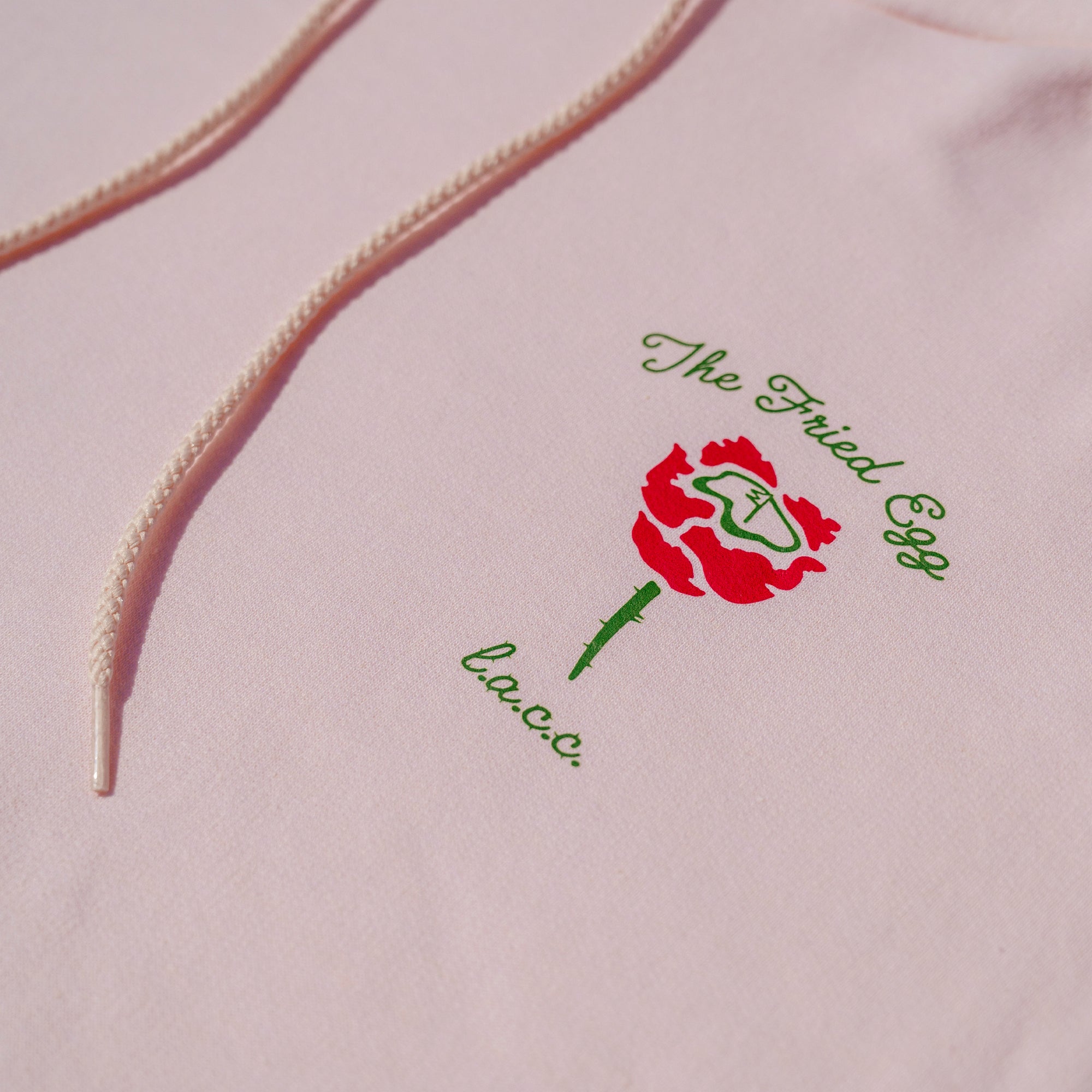 The Fried Egg Rose & Champion Hoodie