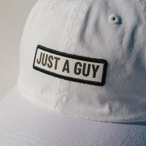 The Shotgun Start 5th Anniversary "Just A Guy" Hat - White