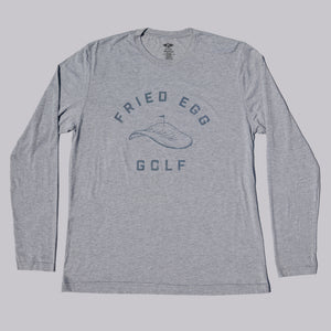 Fried Egg Golf Potato Chip Long Sleeve T-Shirt - Premium Heather