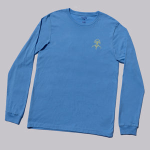 Fried Egg Golf MacKenzie in America Long Sleeve T-Shirt - Carolina Blue