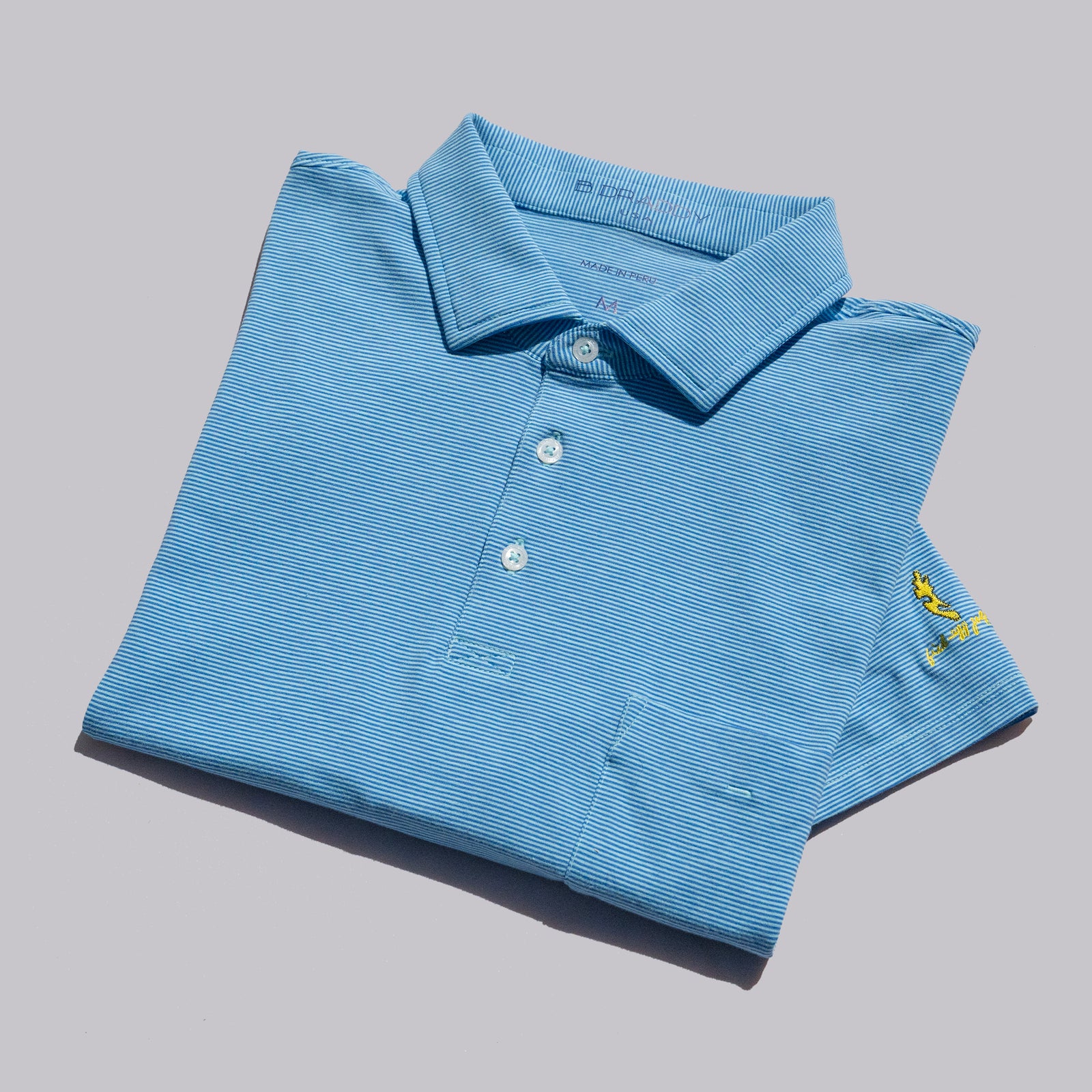 Fried Egg Golf MacKenzie Bunker & B. Draddy Vin Pocket Polo - Clearwater