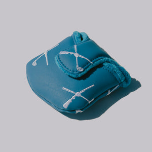 The Shotgun Start Mallet Putter Cover - Blue