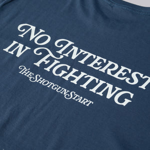 The Shotgun Start No Interest In Fighting Long Sleeve T-Shirt - Navy