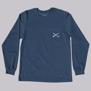 The Shotgun Start No Interest In Fighting Long Sleeve T-Shirt - Navy