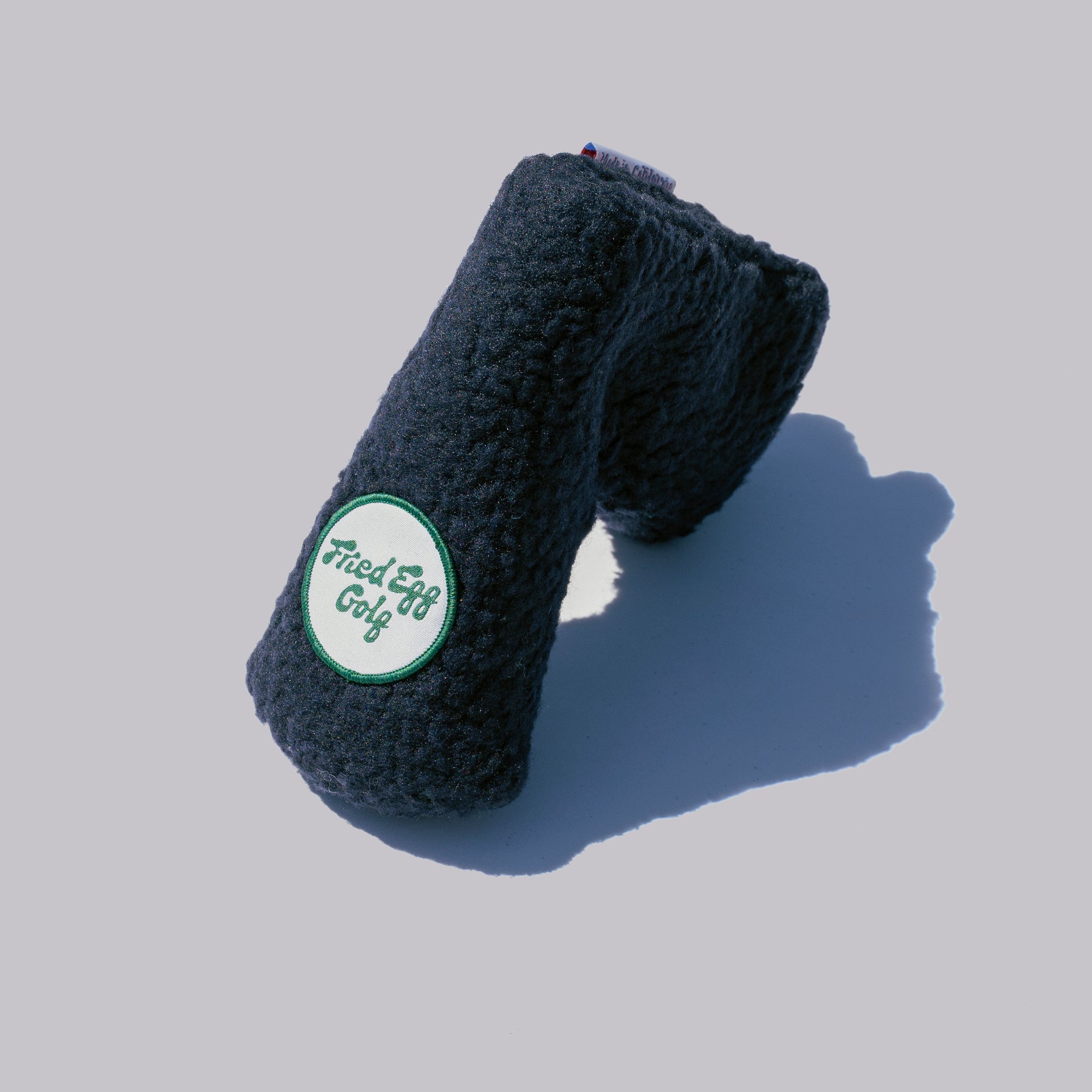 Fried Egg Golf Navy Sherpa Putter Cover