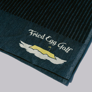 Fried Egg Golf Alternate Logo Towel - Navy