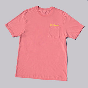 Fried Egg Golf St Andrews Pocket T-Shirt - Pink