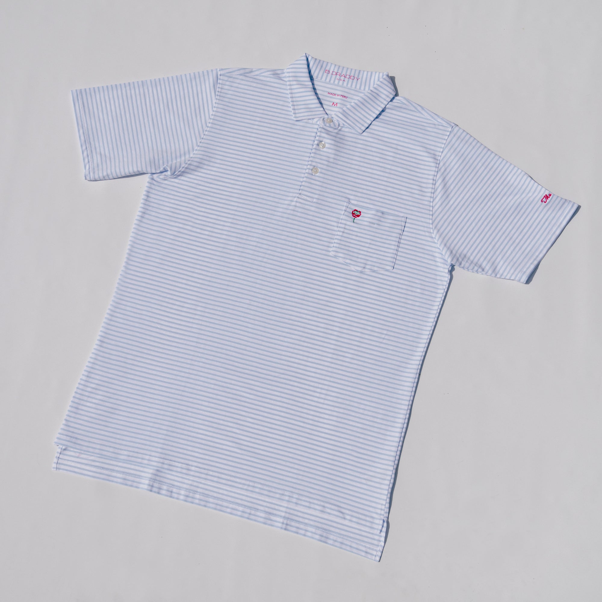 The Fried Egg Rose & B. Draddy Tommy Polo - White/Batik