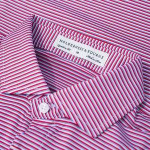 Fried Egg Golf Club and Holderness & Bourne Gresham Polo - Liberty Red/Blue/White